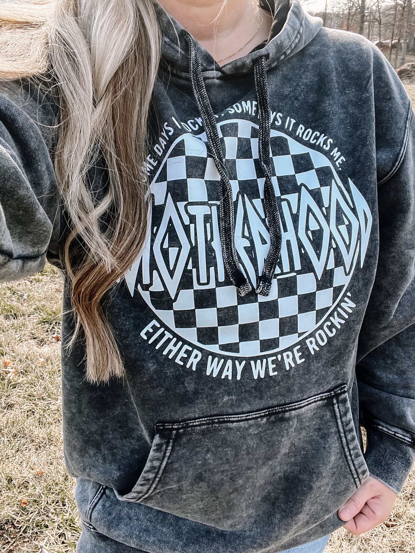 Motherhood Rocks Hoodie