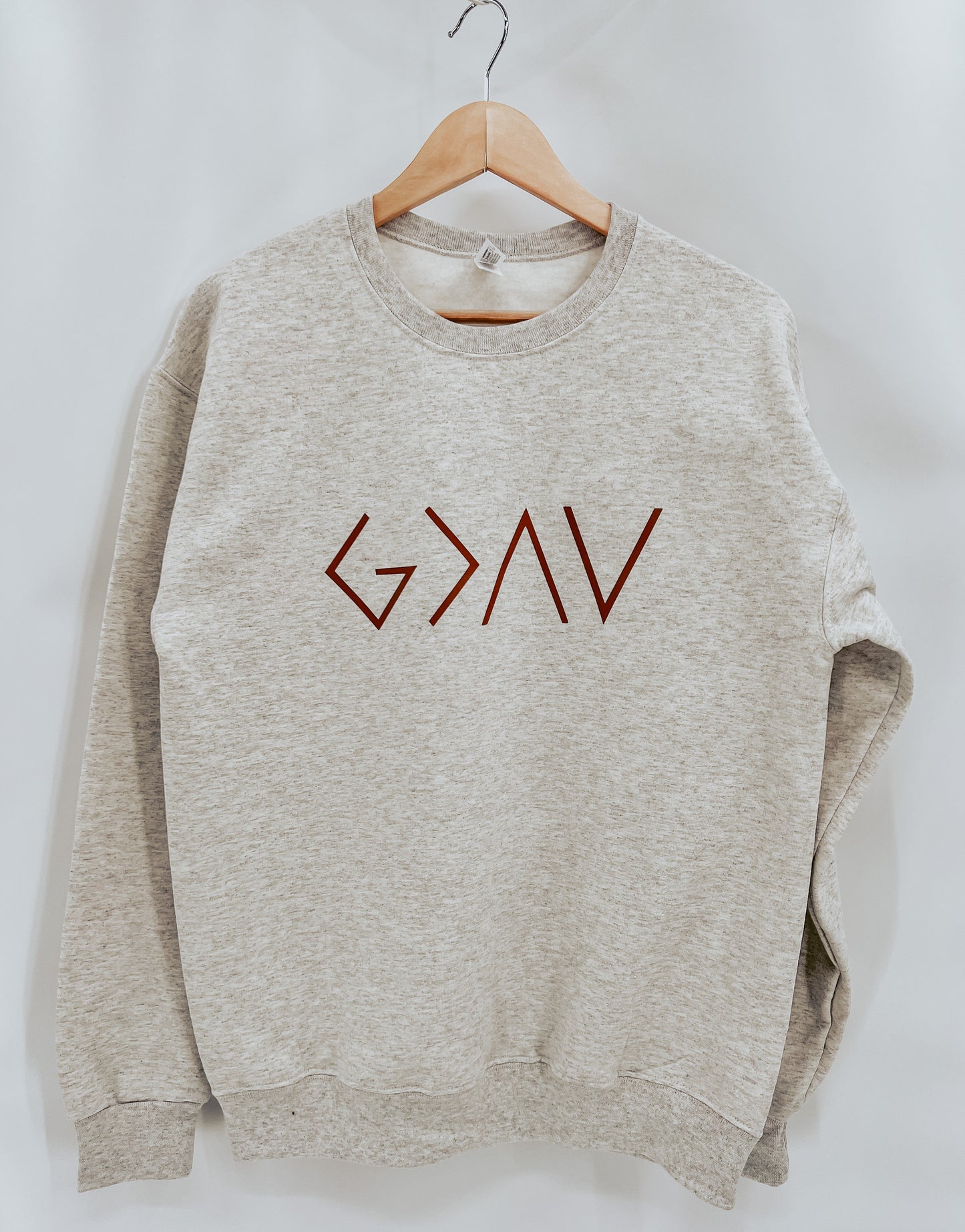 God is greater, front only design