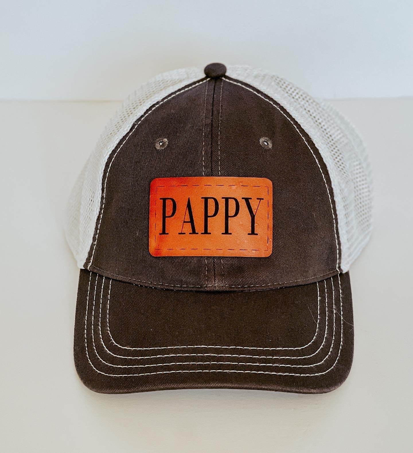 Custom Unstructured Leather Patch Hat