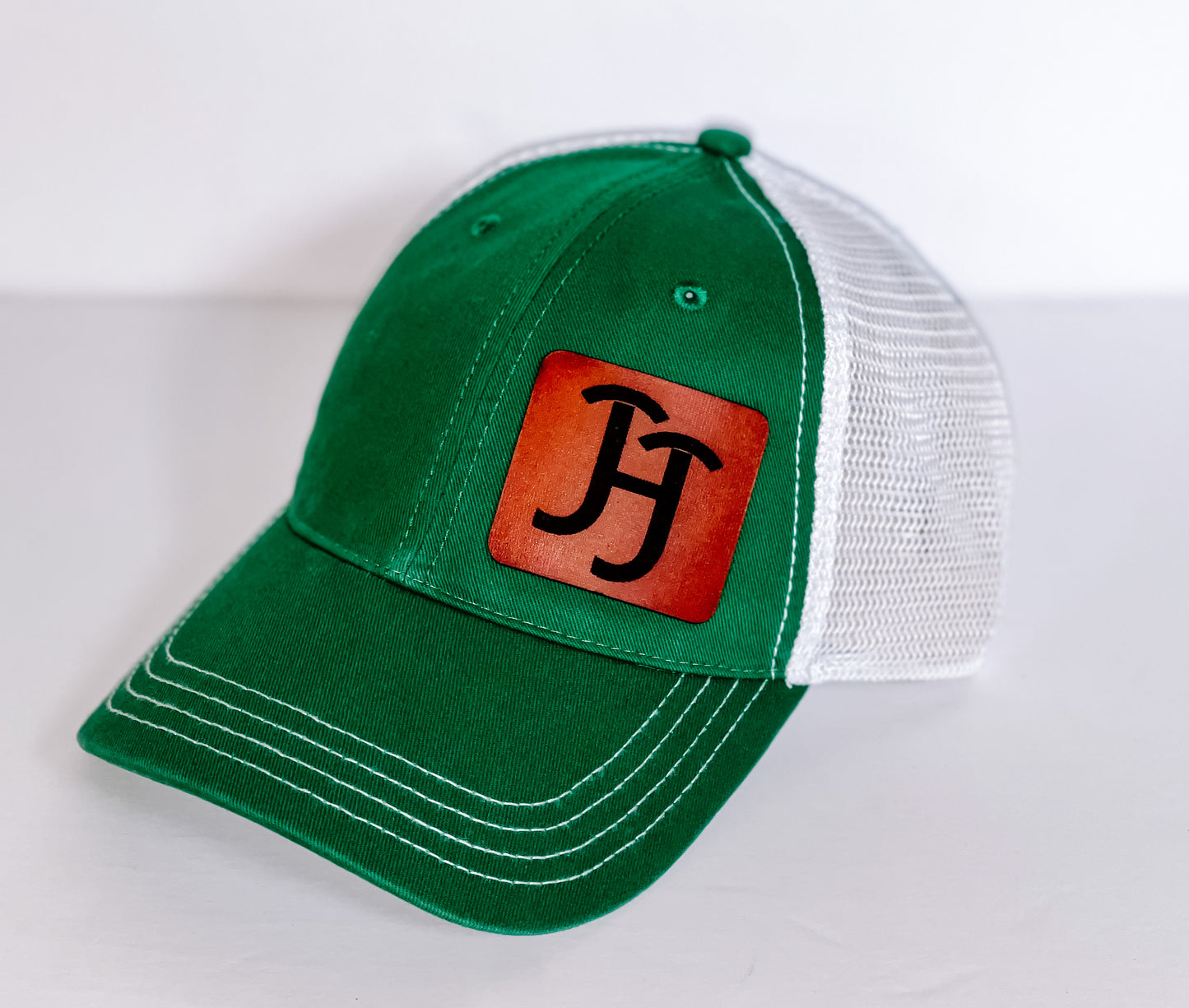 Custom Unstructured Leather Patch Hat