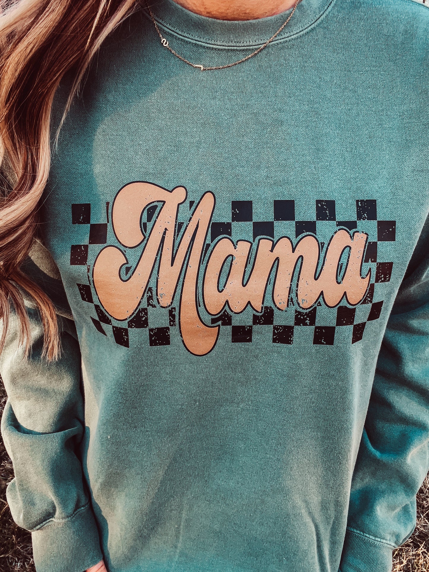 Checkered Mama, brown